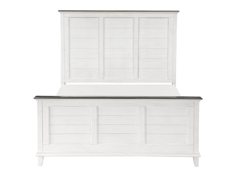 Chesterton Antique White Queen Bed - Ornate Home