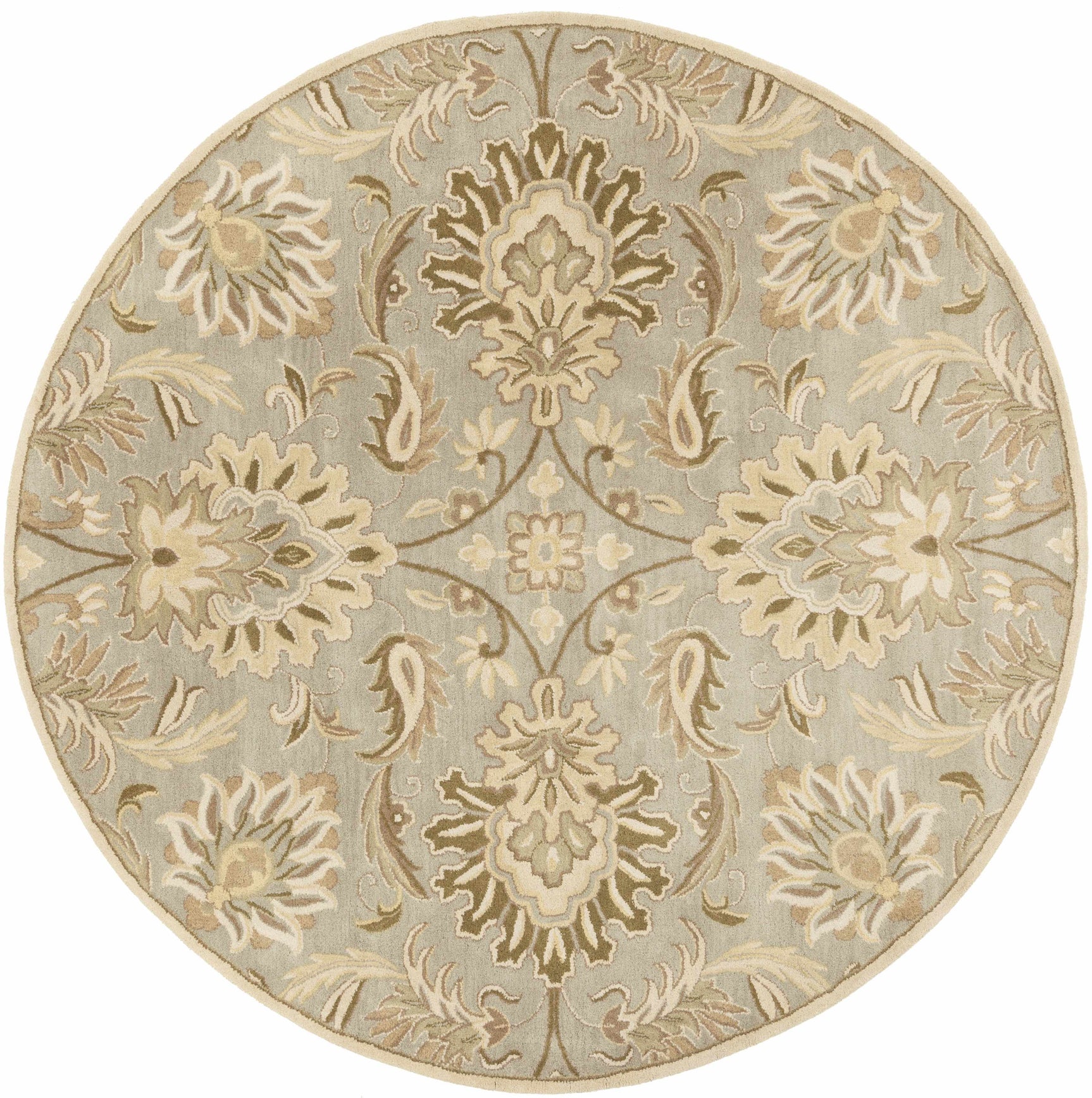Chesterton Hand Tufted Ivory 1111 Area Rug - Ornate Home