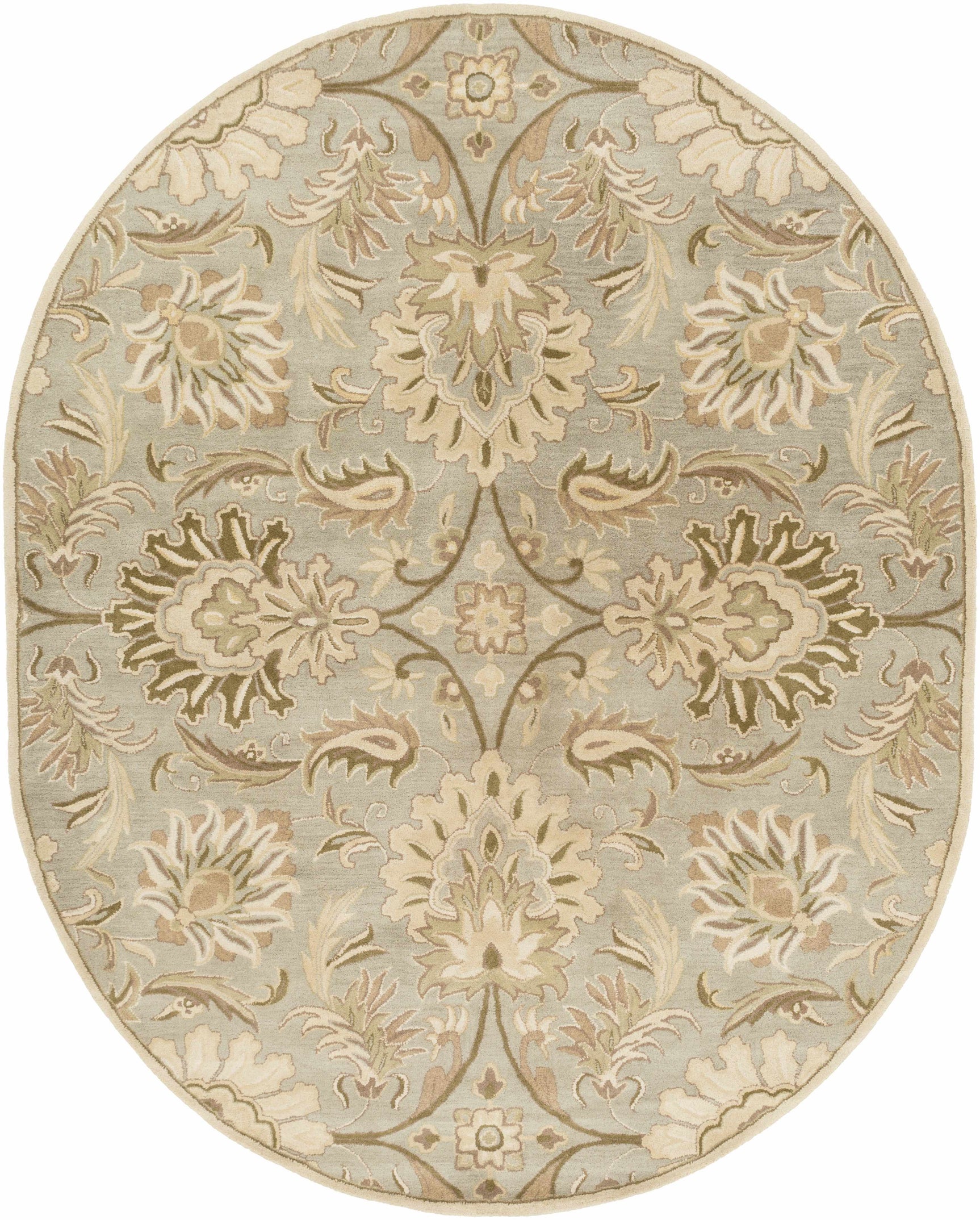 Chesterton Hand Tufted Ivory 1111 Area Rug - Ornate Home