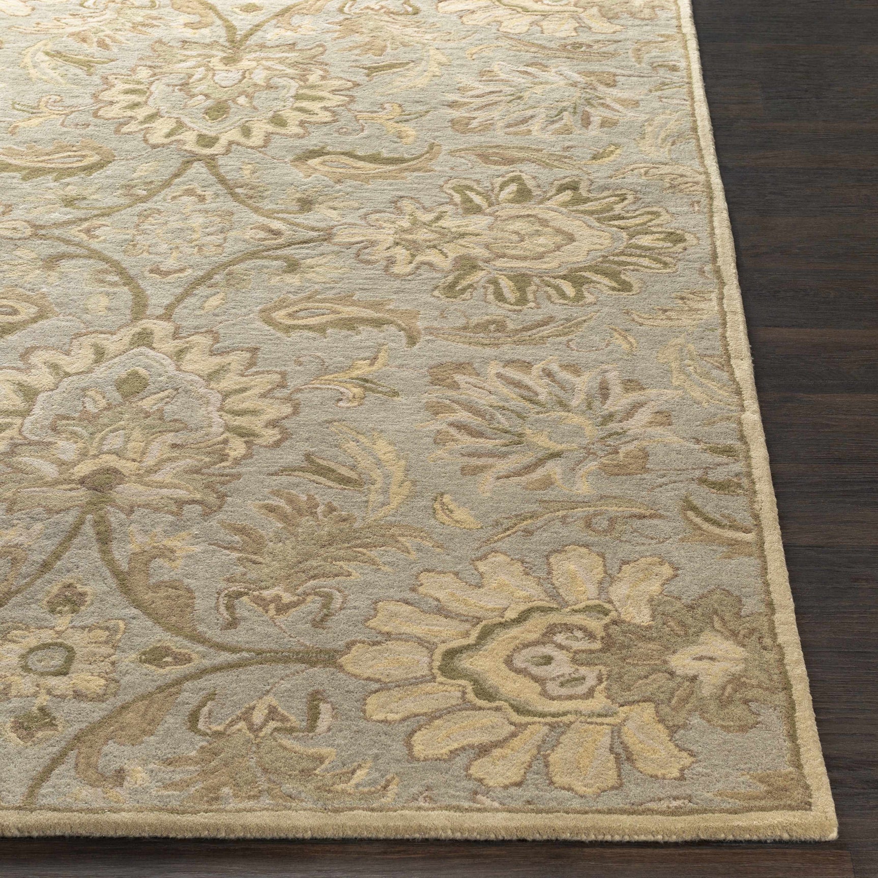 Chesterton Hand Tufted Ivory 1111 Area Rug - Ornate Home