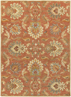 Chesterton Hand Tufted Orange 1112 Area Rug - Ornate Home