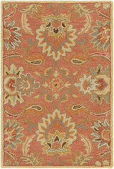 Chesterton Hand Tufted Orange 1112 Area Rug - Ornate Home
