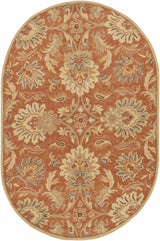 Chesterton Hand Tufted Orange 1112 Area Rug - Ornate Home