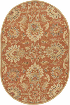 Chesterton Hand Tufted Orange 1112 Area Rug - Ornate Home