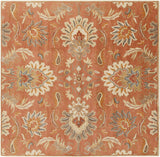 Chesterton Hand Tufted Orange 1112 Area Rug - Ornate Home