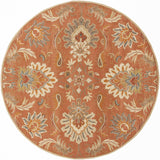 Chesterton Hand Tufted Orange 1112 Area Rug - Ornate Home