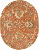 Chesterton Hand Tufted Orange 1112 Area Rug - Ornate Home