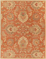Chesterton Hand Tufted Orange 1112 Area Rug - Ornate Home