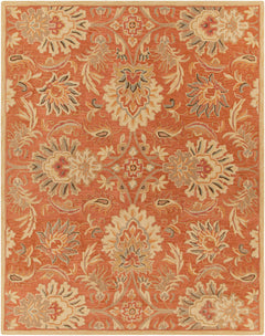 Chesterton Hand Tufted Orange 1112 Area Rug - Ornate Home