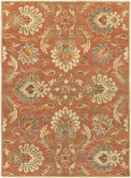 Chesterton Hand Tufted Orange 1112 Area Rug  - Promo - Ornate Home
