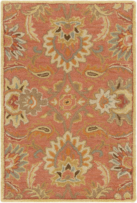 Chesterton Hand Tufted Orange 1112 Area Rug  - Promo - Ornate Home