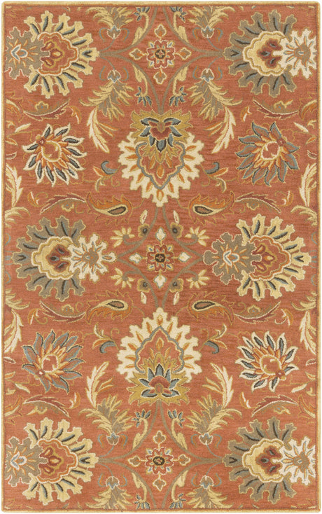 Chesterton Hand Tufted Orange 1112 Area Rug  - Promo - Ornate Home