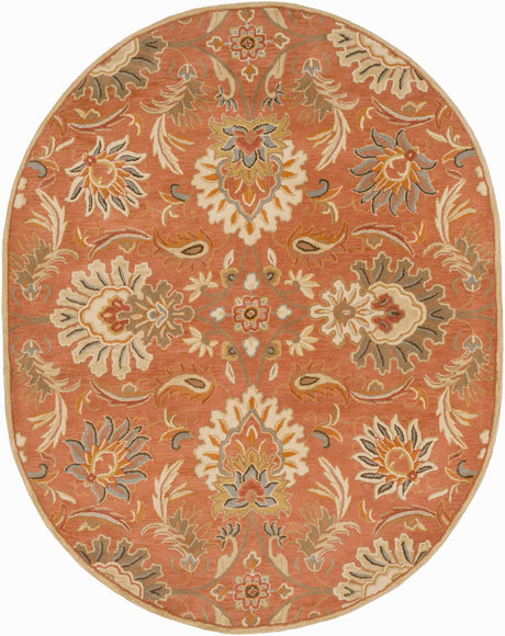 Chesterton Hand Tufted Orange 1112 Area Rug  - Promo - Ornate Home