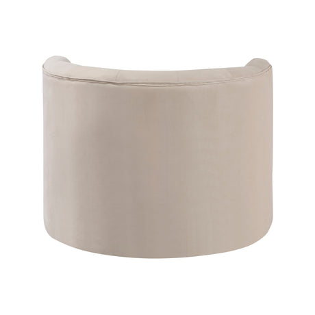 Cheswold Beige Velvet Swivel Chair - Ornate Home