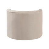 Cheswold Beige Velvet Swivel Chair - Ornate Home