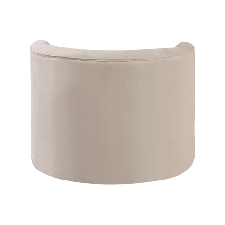 Cheswold Beige Velvet Swivel Chair - Ornate Home