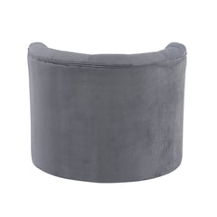 Cheswold Gray Velvet Swivel Chair - Ornate Home