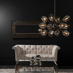 Chet Brass/Yellow 12 Light Sputnik Chandelier - Ornate Home