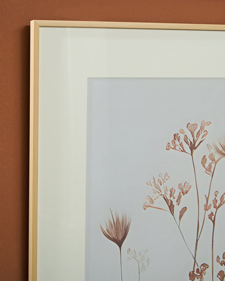 Chettings Beige/Gray/Blush Wall Art Set (Set of 4) - Ornate Home