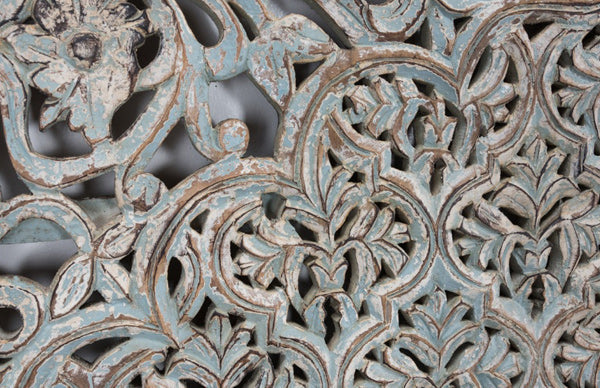 Cheval Wood Carved Panel - Ornate Home