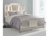 Chevanna Platinum Queen Upholstered Panel Bed (Online Special Price) - Ornate Home