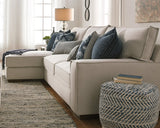 Chevron Blue Pouf (Online Special Price) - Ornate Home
