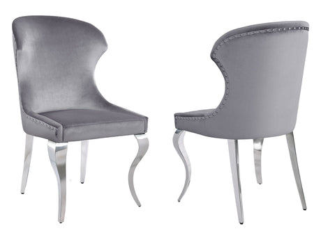 Cheyanne Grey Side Chair (Set of 2) - Ornate Home