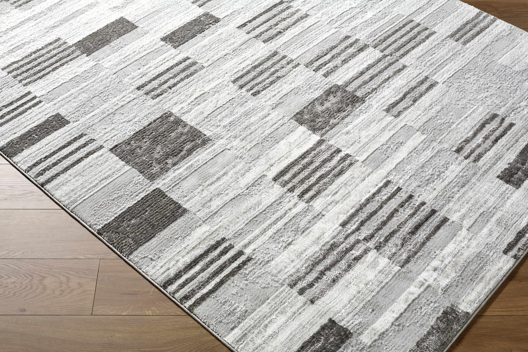 Chiaki Light Gray Area Rug - Ornate Home