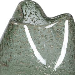 Chianti Blue/Green Seeded Glass Vases (Set of 2) - Ornate Home