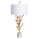Chianti Gold/White Table Lamp - Ornate Home