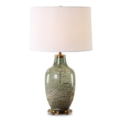 Chianti Olive Glass Table Lamp - Ornate Home