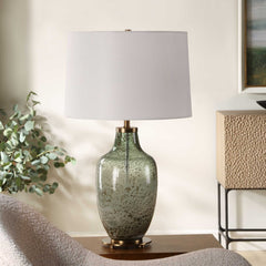 Chianti Olive Glass Table Lamp - Ornate Home