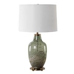 Chianti Olive Glass Table Lamp - Ornate Home