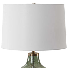Chianti Olive Glass Table Lamp - Ornate Home