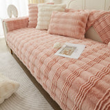 Chic Thickened Faux Rabbit Plush Couch Covers for Sofas 1/2/3/4 Seater, Ultra-soft Non Slip Sofa Cover - Ornate Home