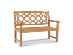 Chichester 2-Person Teak Outdoor Bench - Ornate Home