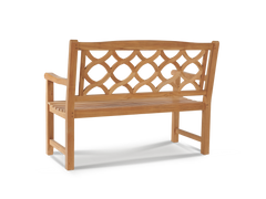 Chichester 2-Person Teak Outdoor Bench - Ornate Home