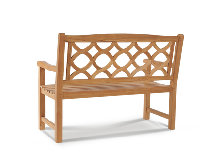 Chichester 2-Person Teak Outdoor Bench - Ornate Home