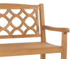 Chichester 2-Person Teak Outdoor Bench - Ornate Home