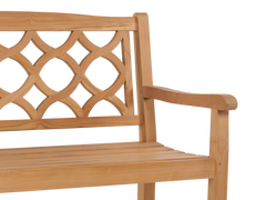 Chichester 2-Person Teak Outdoor Bench - Ornate Home