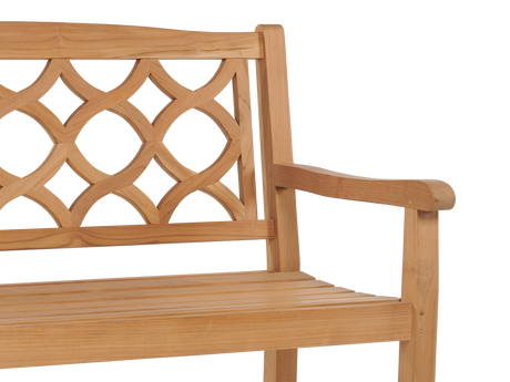 Chichester 2-Person Teak Outdoor Bench - Ornate Home