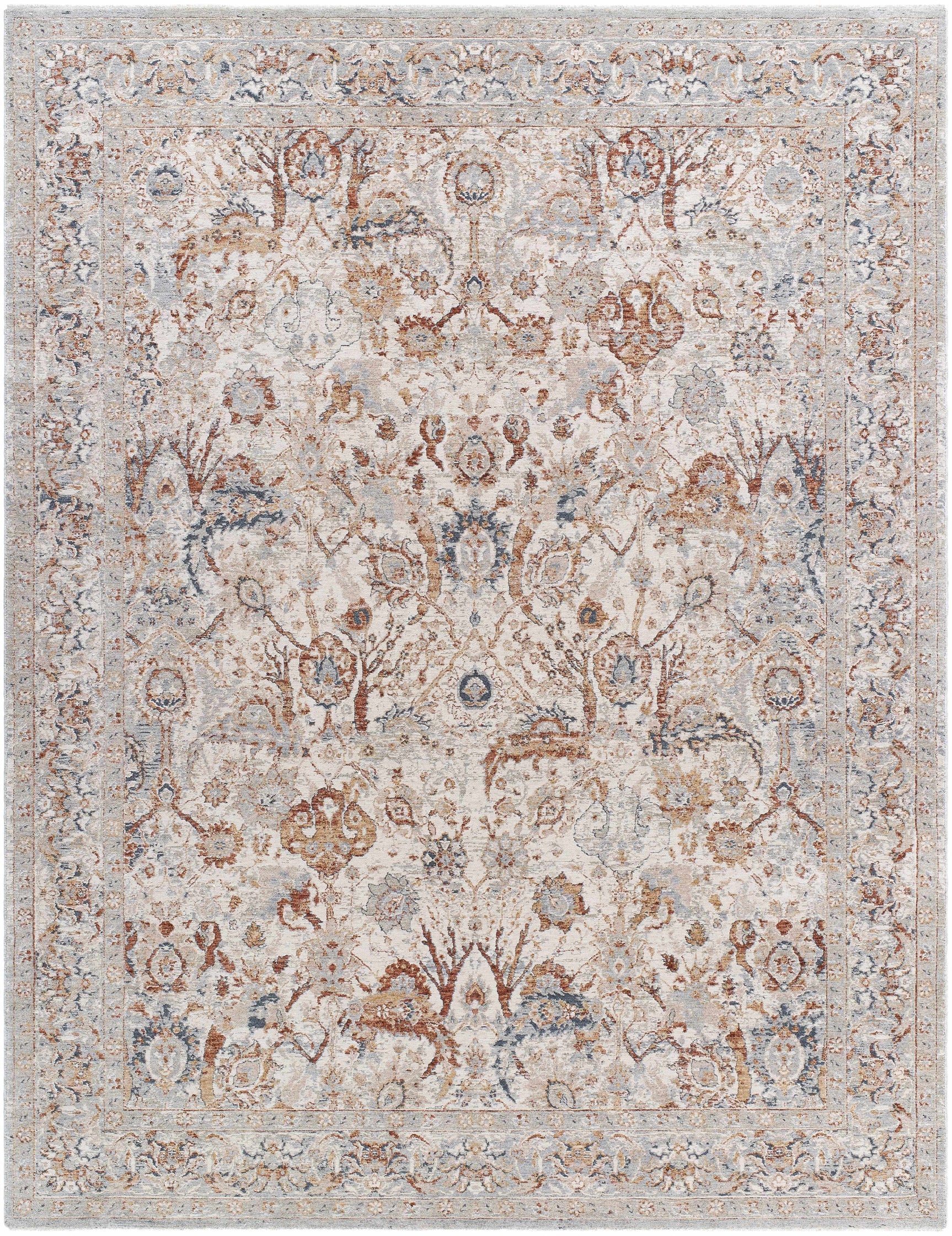 Chikao Cream Area Rug - Ornate Home