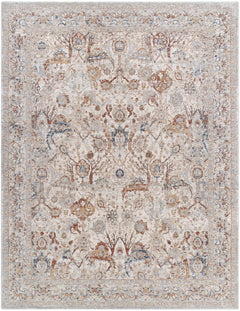 Chikao Cream Area Rug - Ornate Home