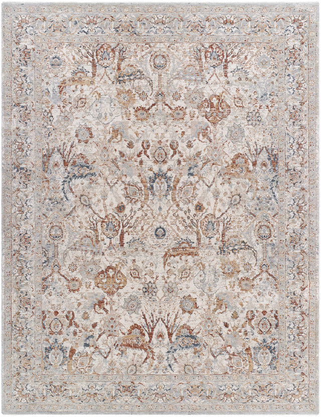 Chikao Cream Area Rug - Ornate Home