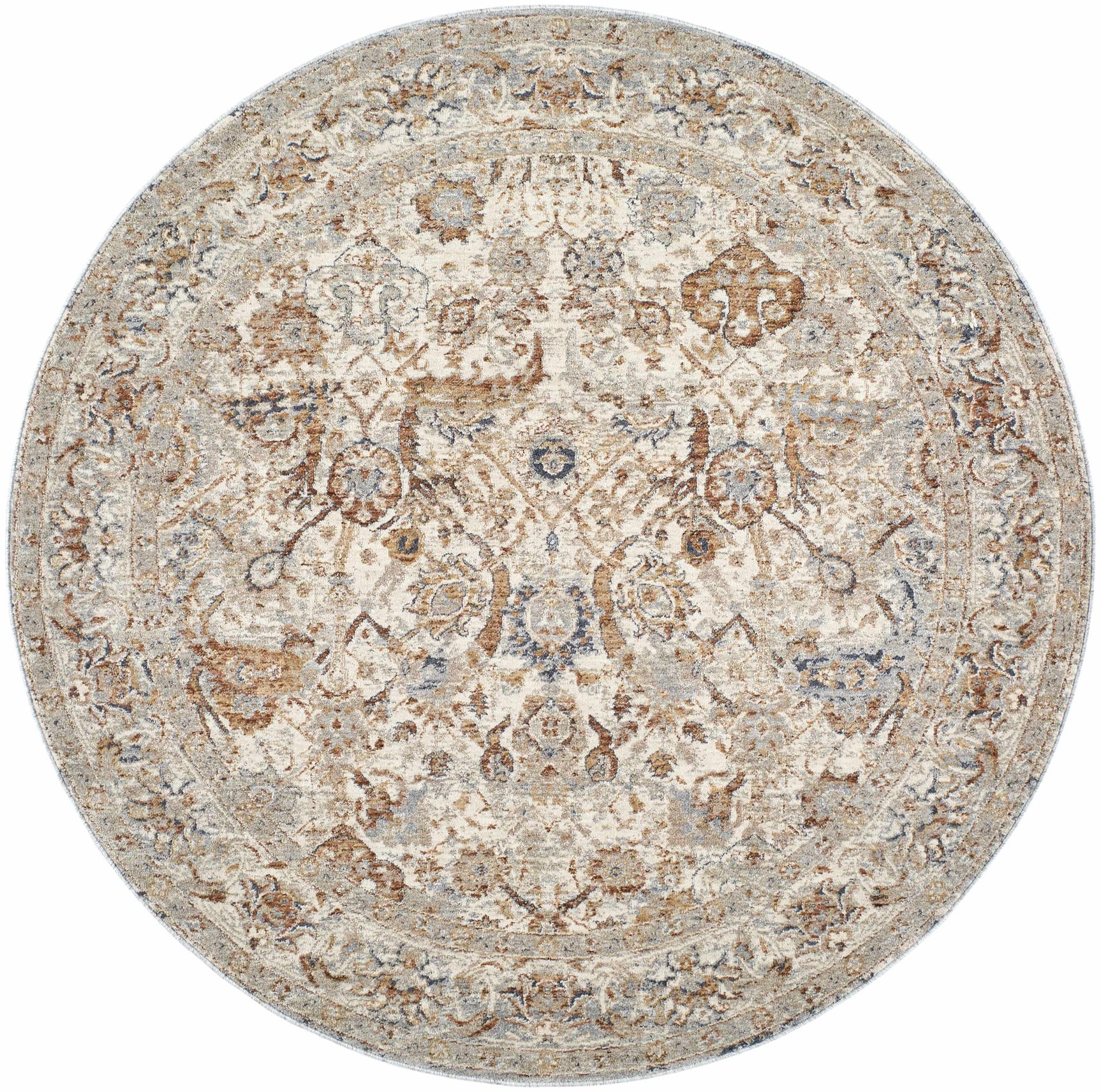 Chikao Cream Area Rug - Ornate Home