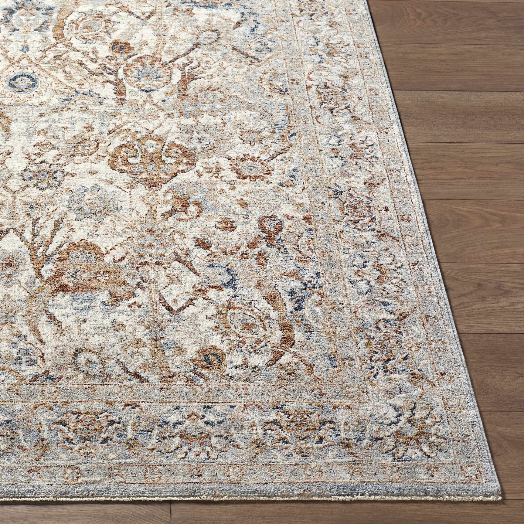 Chikao Cream Area Rug - Ornate Home