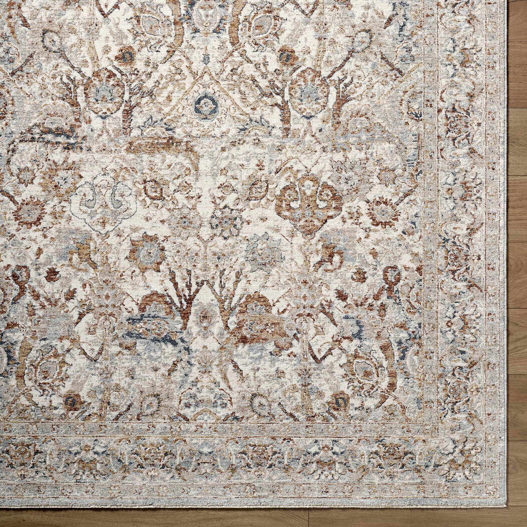 Chikao Cream Area Rug - Ornate Home