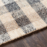 Chilliwack Gray Plaid Wool Rug - Ornate Home