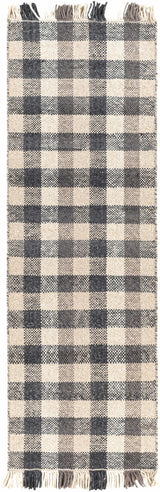 Chilliwack Gray Plaid Wool Rug - Ornate Home
