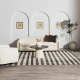 Chilliwack Gray Plaid Wool Rug - Ornate Home